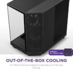 NZXT Chassis H6 Flow Compact Dual-chamber ATX Case 1(1)