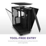 NZXT Chassis H6 Flow Compact Dual-chamber ATX Case 1(1)