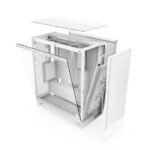 NZXT Chassis H7 Flow RGB Mid-Tower ATX Case White 1(1)