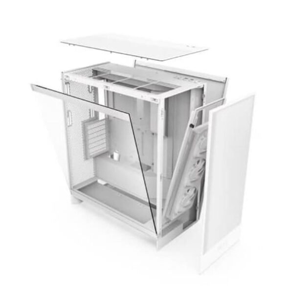 NZXT Chassis H7 Flow RGB Mid-Tower ATX Case White