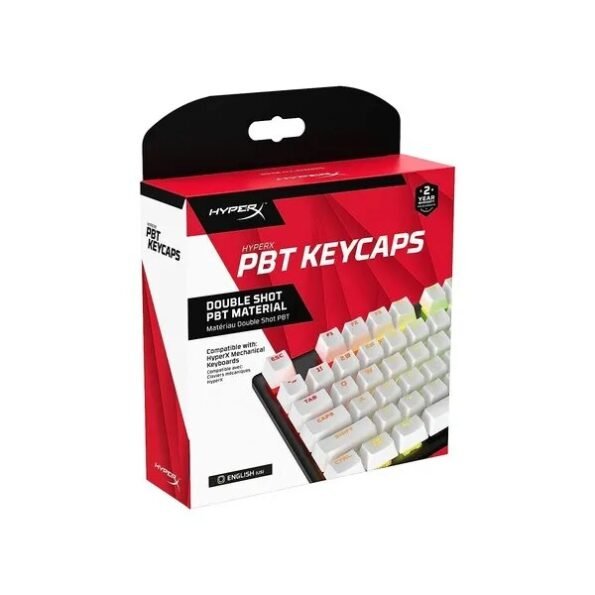 HYPERX PBT KEYCAPS WHITE-Full Key Set