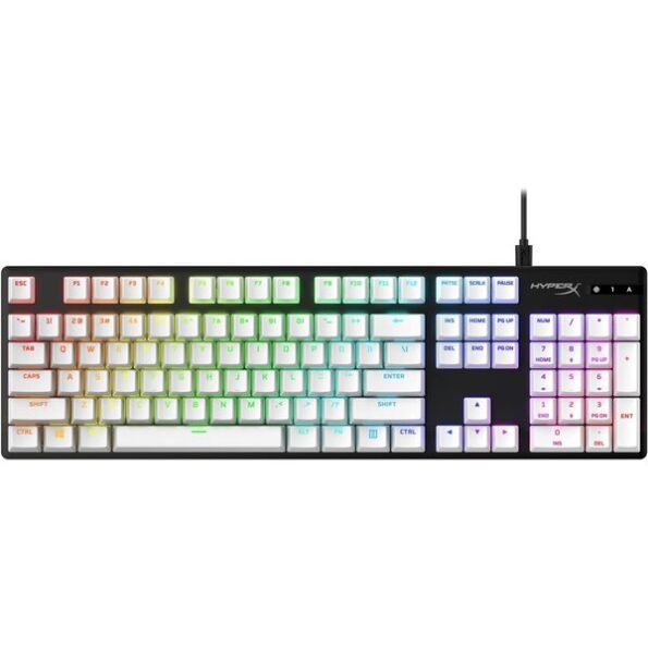 HYPERX PBT KEYCAPS WHITE-Full Key Set
