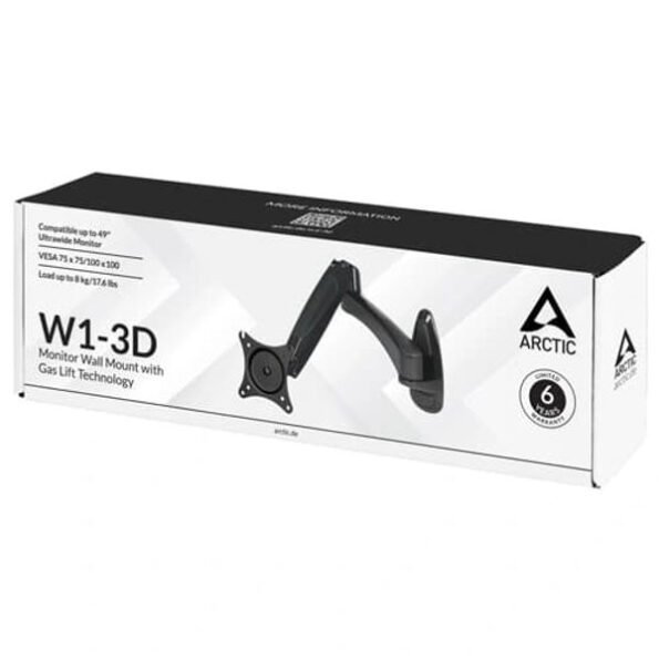 ARCTIC W1-3D (Gas Spring Monitor Wall Mount)