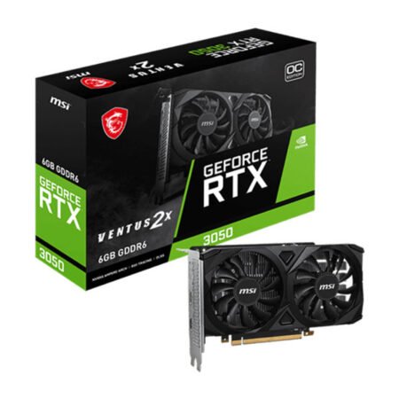 MSI RTX 3050 VENTUS 2X 6GB DDR6 OC