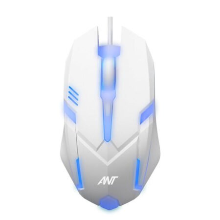ANT ESPORTS GM46 WIRED GAMING MOUSE WHITE