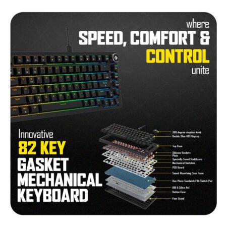 COSMIC BYTE PHANTOM MECHANICAL RGB KEYBOARD