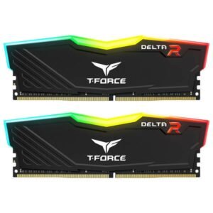 T-Force DDR4 Delta RGB Kits Black 3200MHz 8GB x 2 RAM