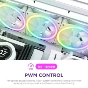 NZXT F120RGB Duo - 120mm Dual-sided (White)