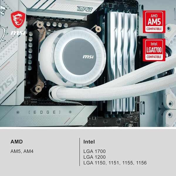 MSI MAG CORELIQUID E240 White
