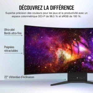 CORSAIR XENEON FLEX 45WQHD240 45-Inch Bendable Gaming Monitor