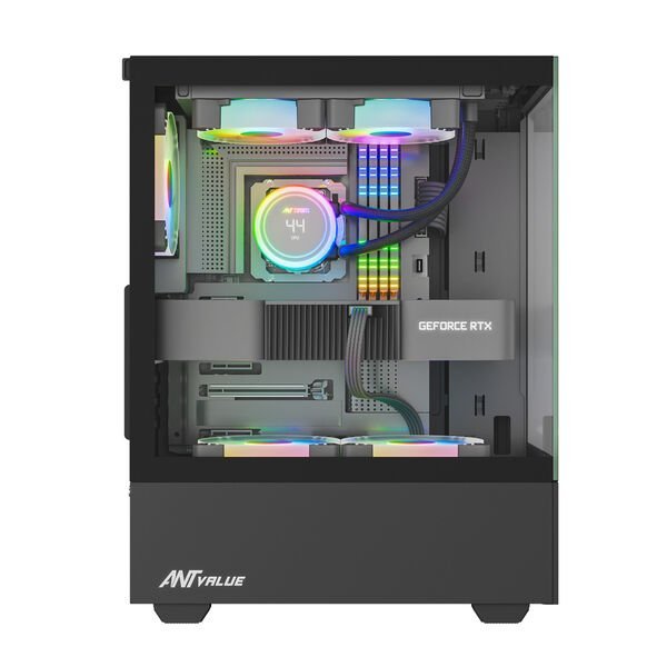 Ant Esports Value Chassis CV100 Black ( Chassis Without Power Supply - Image 5