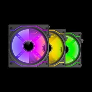 Ant Esports Fan CRYSTAFLOW (120MM 3 IN 1 FAN KIT ARGB) black