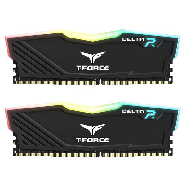 T-Force DDR4 Delta RGB Kits Black 3200MHz 16GB x 2 RAM - Image 2