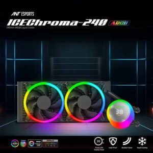 Ant Esports ICECHROMA-240 ARGB COOLER  BLACK