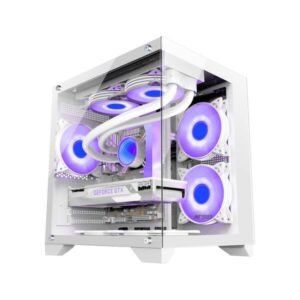 Ant Esports Chassis CRYSTAL Z2 White ( Chassis Without Power Supply )