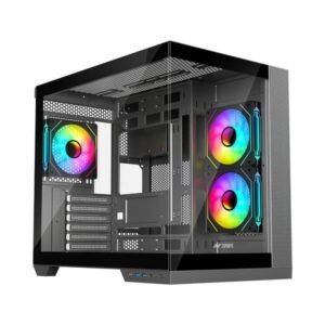 Ant Esports Chassis Crystal X4 -Grey (Without Power Supply)