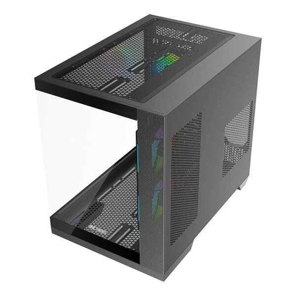 Ant Esports Chassis Crystal X4 -Grey (Without Power Supply) - Image 5