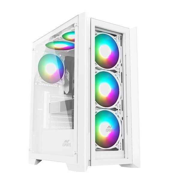 Ant Esports Chassis ICE-170TG-White (Chassis Without Power Supply)