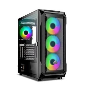 Ant Esports Chassis ICE-410TG Black (Without Power Supply)
