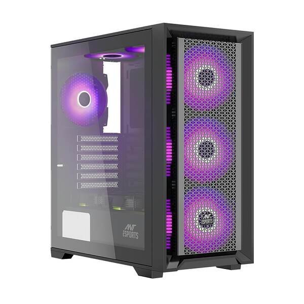 Ant Esports Chassis SX3 BLACK ( Chassis (Without Power Supply )