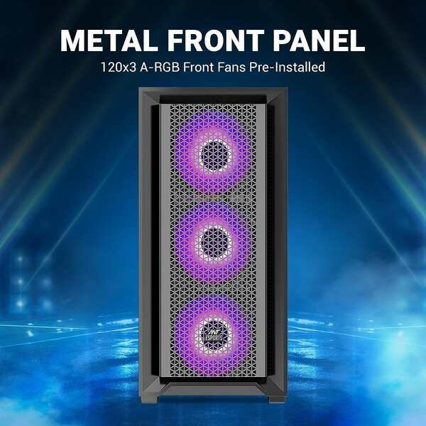 Ant Esports Chassis SX3 BLACK ( Chassis (Without Power Supply ) - Image 3