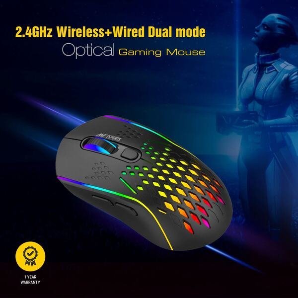 Ant Esports GM700 RGB Wireless Gaming Mouse - Image 2