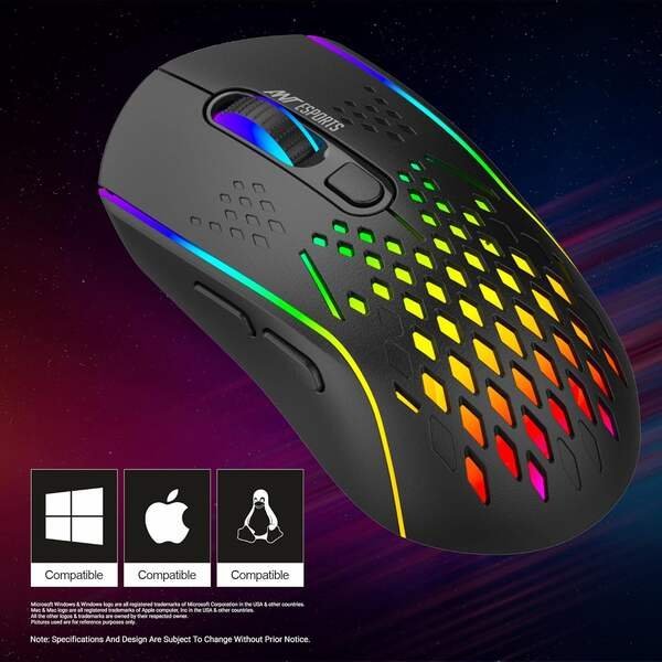 Ant Esports GM700 RGB Wireless Gaming Mouse - Image 5