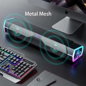 Ant Esports GS370SB Gaming Computer Speakers for PC Desktop Monitor