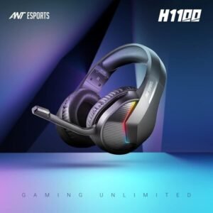 Ant Esports H1100 Pro Auto RGB Wired Gaming Headset (Black)