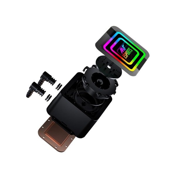 Ant Esports Ice infinite-360 ARGB CPU Cooler heatsink black - Image 3