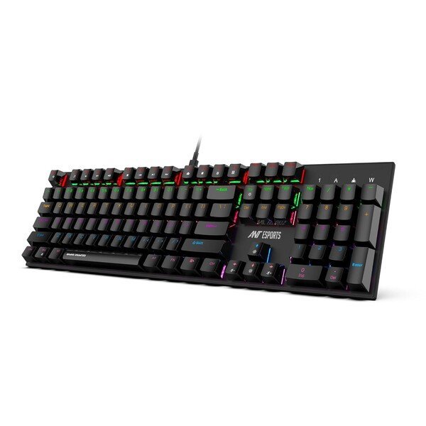 Ant Esports MK3200 V2 Mechanical Gaming Keyboard Multicolor LED Backlit Wired- Black - Image 2