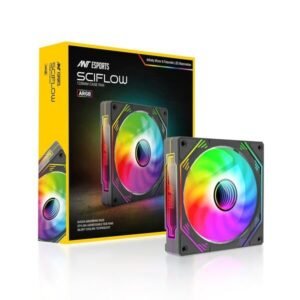 Ant Esports SCIFLOW 120mm Case Fan ARGB (Black)