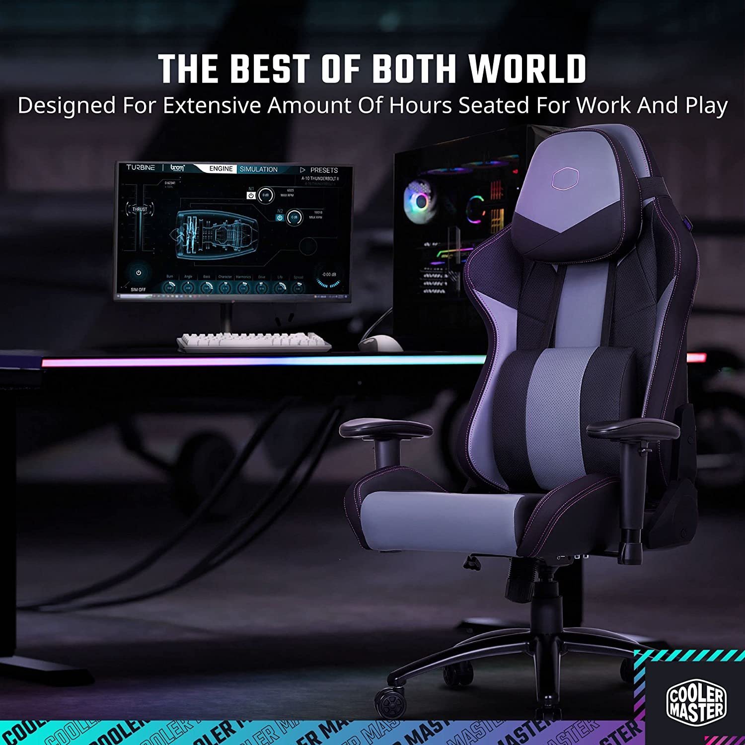 Cooler Master Caliber R3 Black Gaming Chair - Image 2