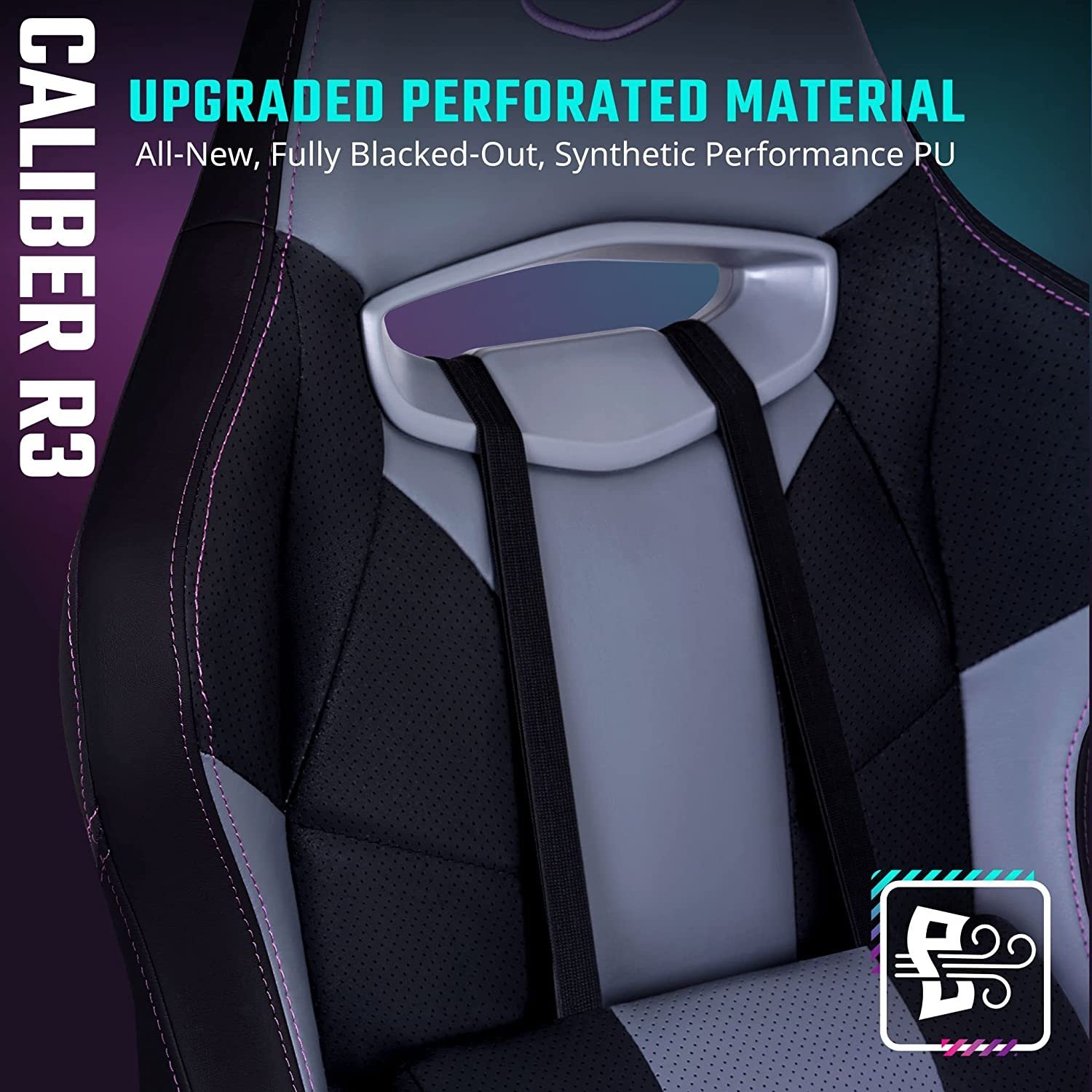 Cooler Master Caliber R3 Black Gaming Chair - Image 4