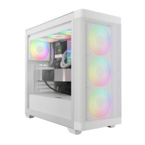 GAMDIAS ATHENA M3 WHITE CABINET