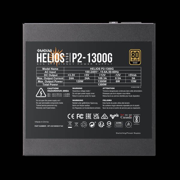 GAMDIAS HELIOS P2-1300G SMPS - Image 5