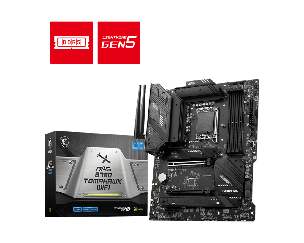 MSI MAG B760 TOMAHAWK WIFI MOTHERBOARD