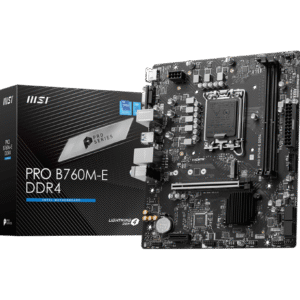 MSI PRO B760M-E DDR4 MOTHERBOARD