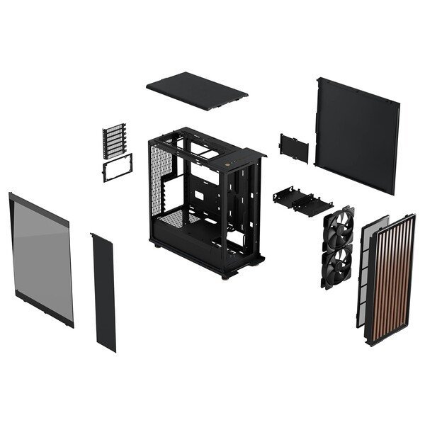 Fractal Design North Charcoal Black TG Dark - Image 6