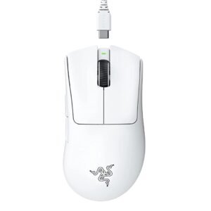 RAZER DEATHADDER V3 PRO GAMING MOUSE (WHITE)