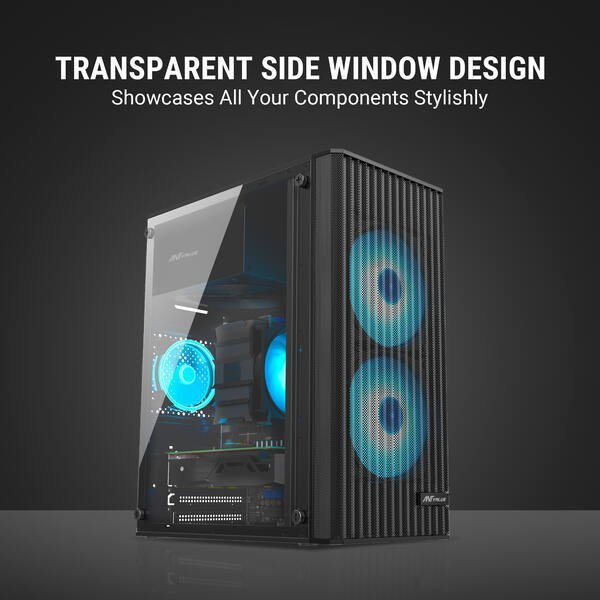 ANT ESPORTS Value Chassis VM10 Black ( Chassis Without Power Supply )