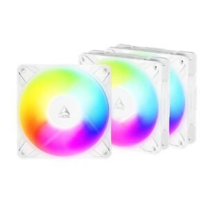 Arctic P12 Pro Reverse ARGB 120mm Triple Pack White