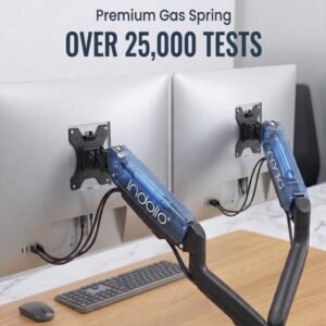 INDALIO DUAL MONITOR GAS SPRING DESKMOUNT