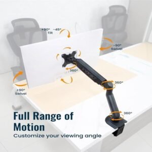 INDALIO SINGLE MONITOR GAS SPRING DESKMOUNT